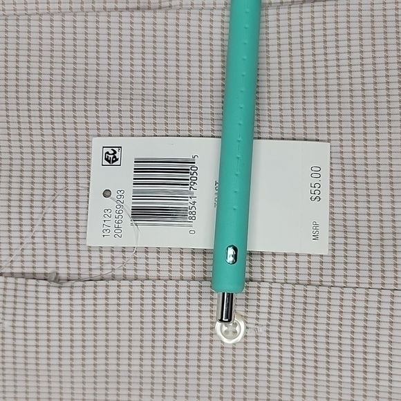 NWT Van Heusen Flex Men's Regular Fit Stretch Dress Shirt in "Toast" Color - Picture 4 of 4